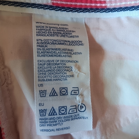 NWT Women's Tomy Hilfiger checkered shorts size 0 - Picture 5 of 6